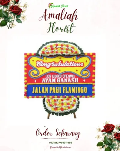 Bunga Papan Congratulation di Depeha